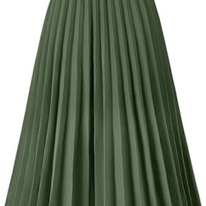 Pleated Midi Skirt