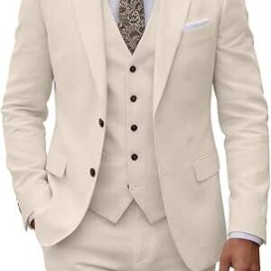 Beige Summer Suit