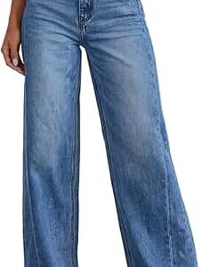 High Waist Straight Jeans