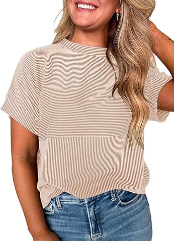 Relaxed Fit Ribbed Top